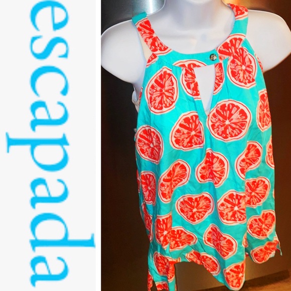 Grapefruit Top ❤️🩵 - Picture 3 of 15